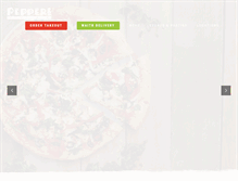 Tablet Screenshot of pepperspizzeria.com